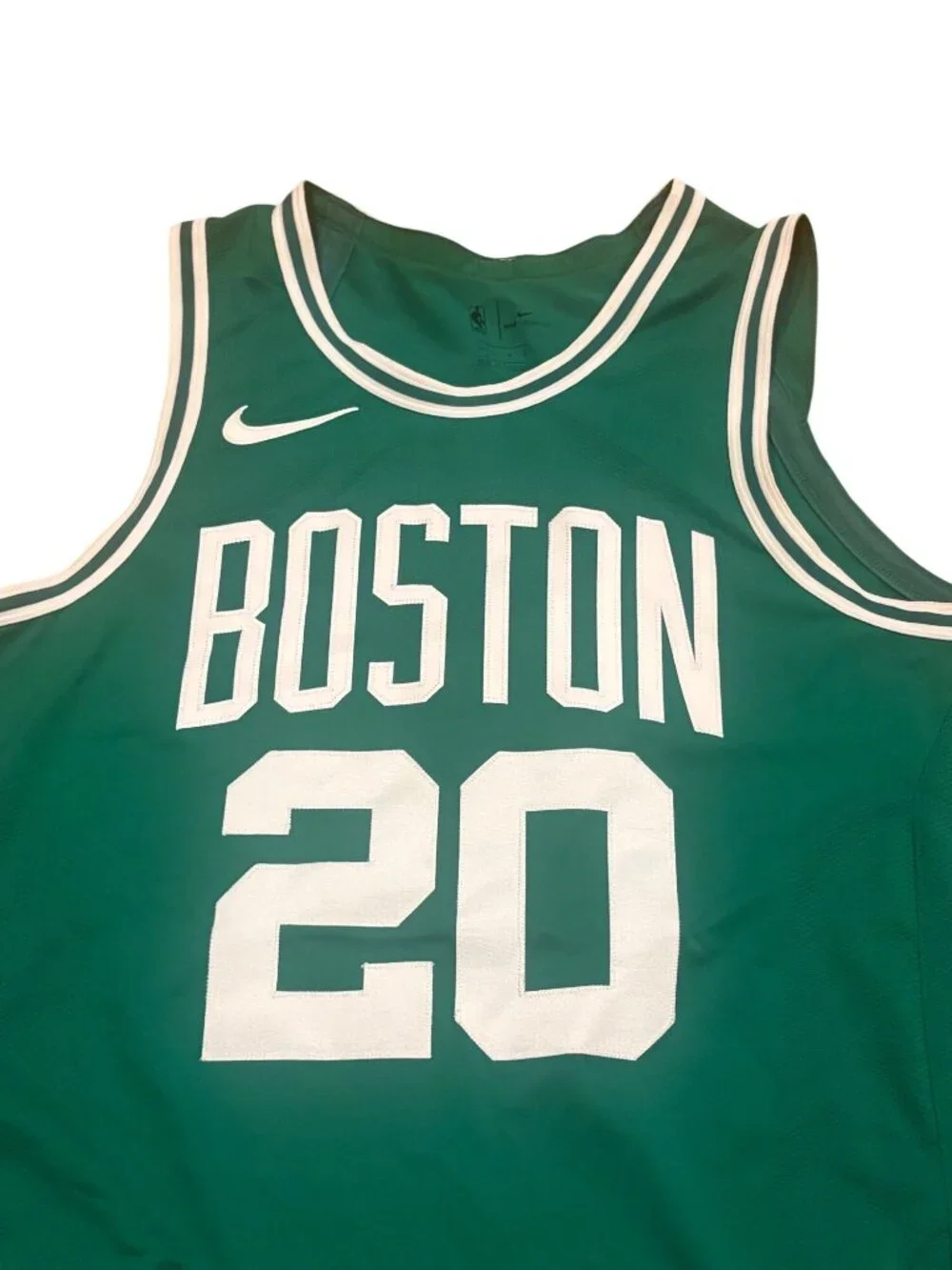 Rare Nike Vaporknit Boston Celtics Jack's Abby Brewery Promo NBA Jersey 48
